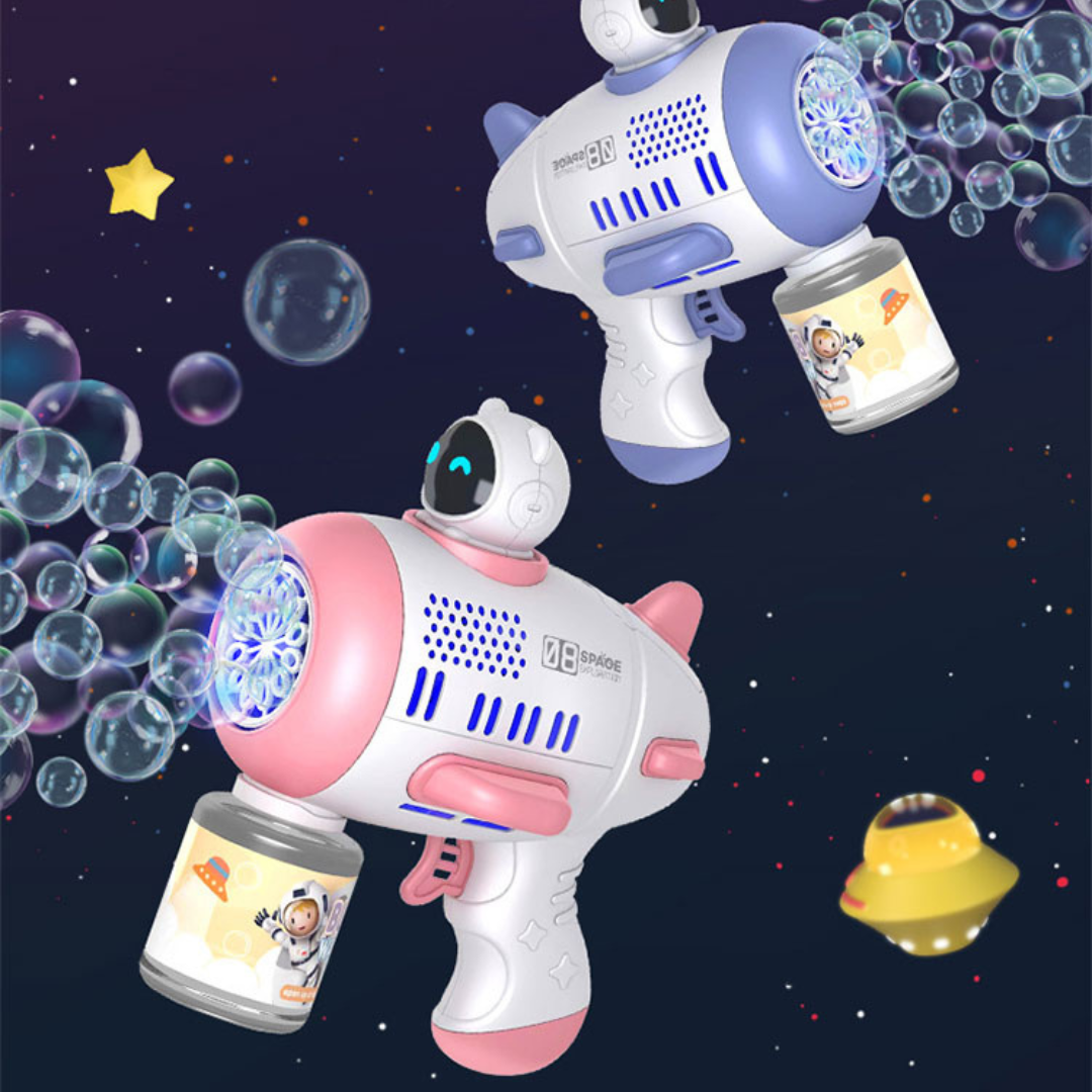 PISTOLA DE BURBUJAS ASTRONAUTA🐱🚀