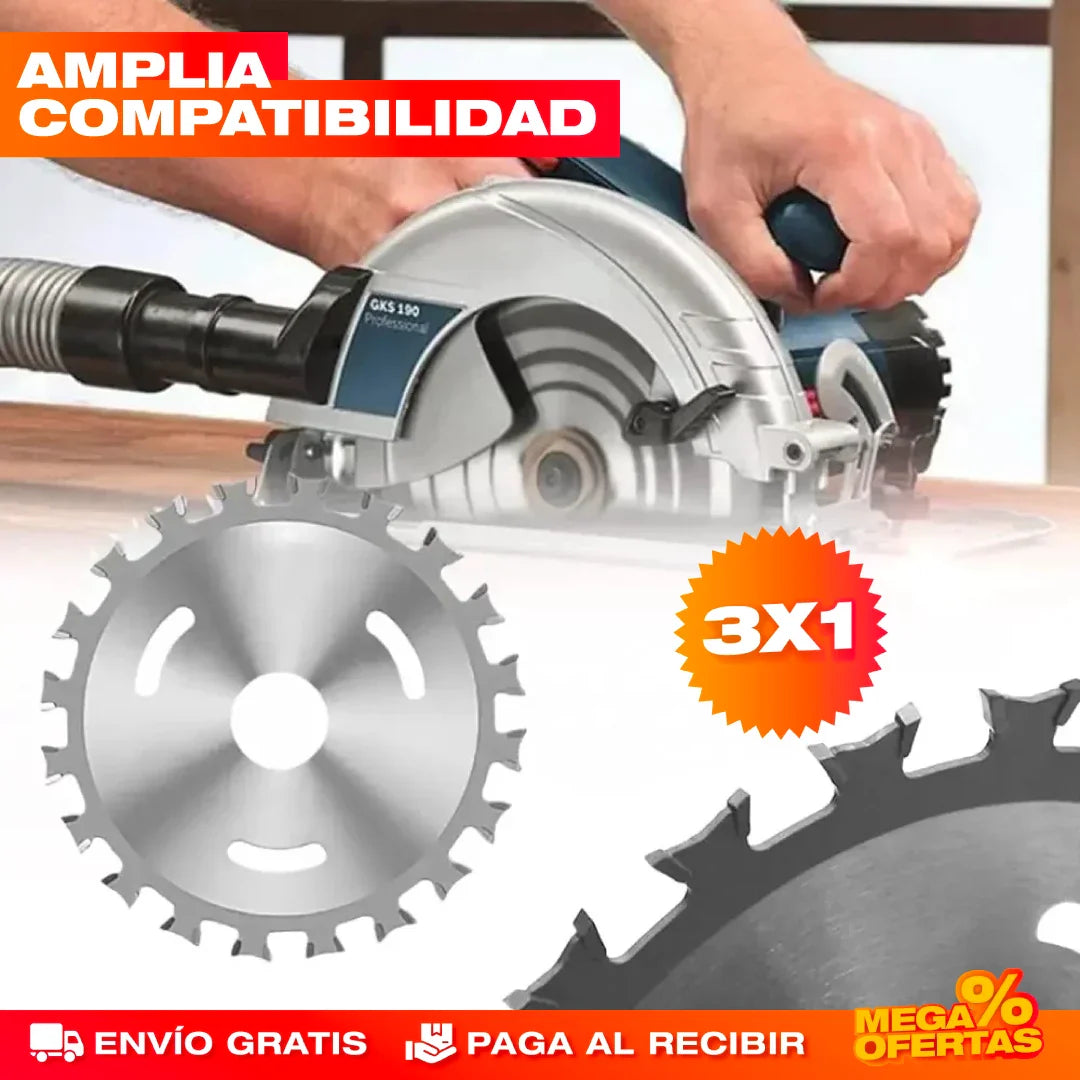 PROMO 3X1 DISCO POWER SIERRA DOBLA CARA