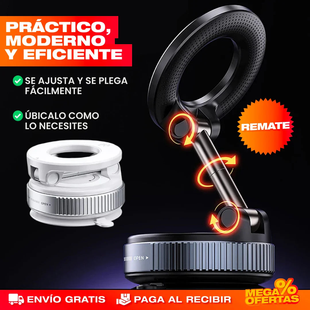 SOPORTE MAGNÉTICO PARA TELÉFONO CON SUCCIÓN