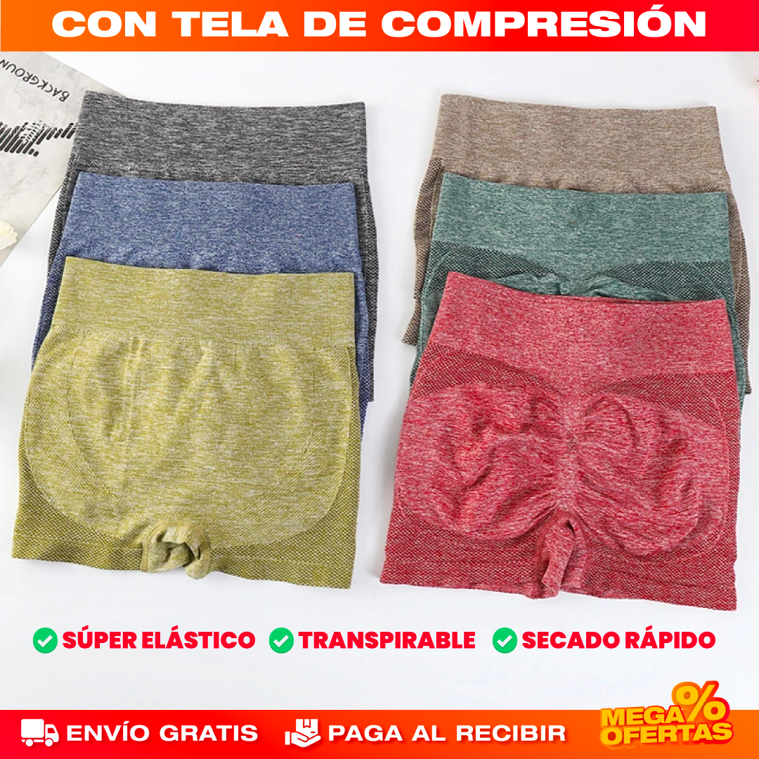 PROMO 3X1 - SHORT PUSH UP LEVANTA COLA (TALLA UNICA)