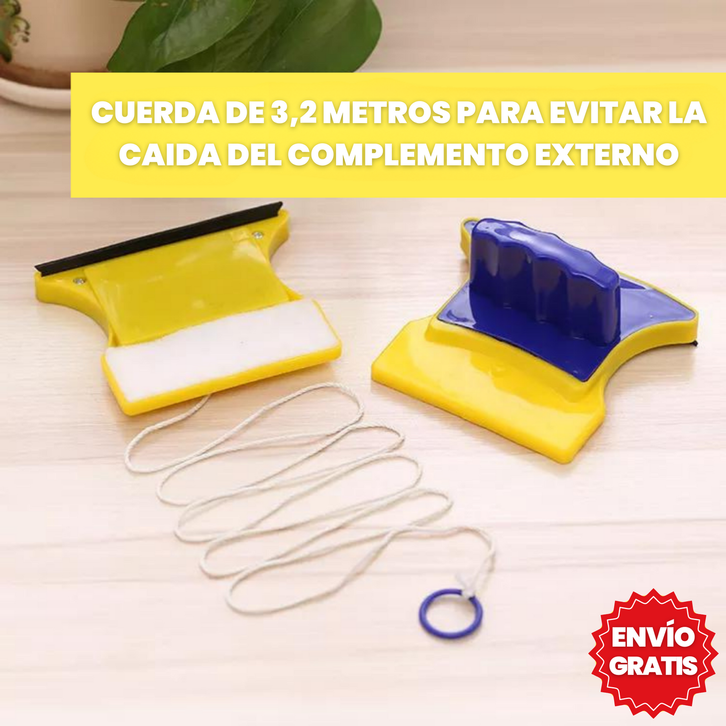 PROMO 2X1🔥 LIMPIA VIDRIOS MAGNÉTICO