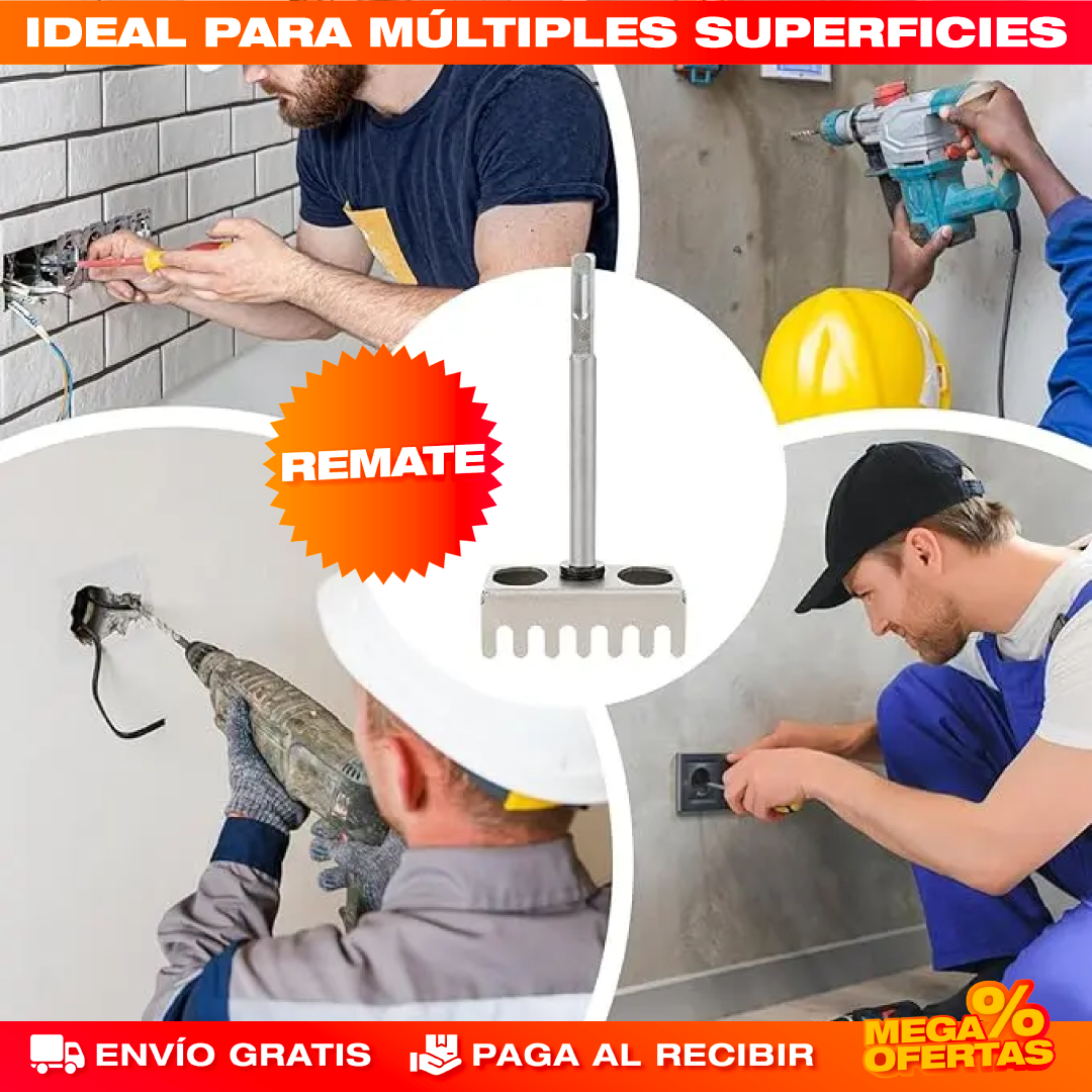 PROMO 2X1 BROCA HARD HOLE PARA CORTES CUADRADOS