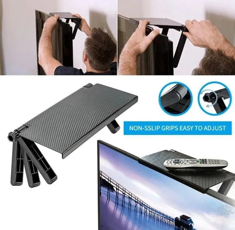 Soporte Tv Mesa Repisa Modem Multifuncional
