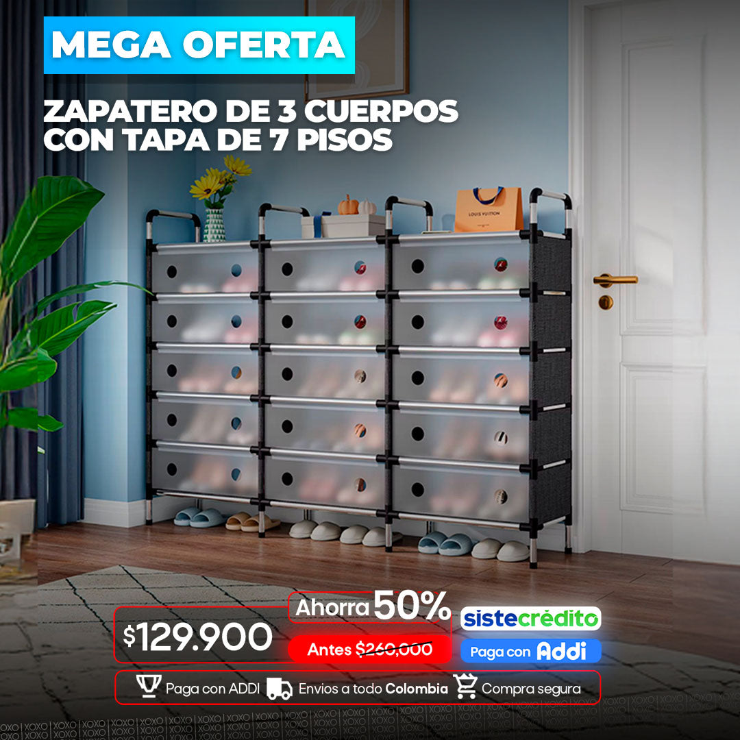 Zapatero con tapa de 3 cuerpos ENVIO GRATIS
