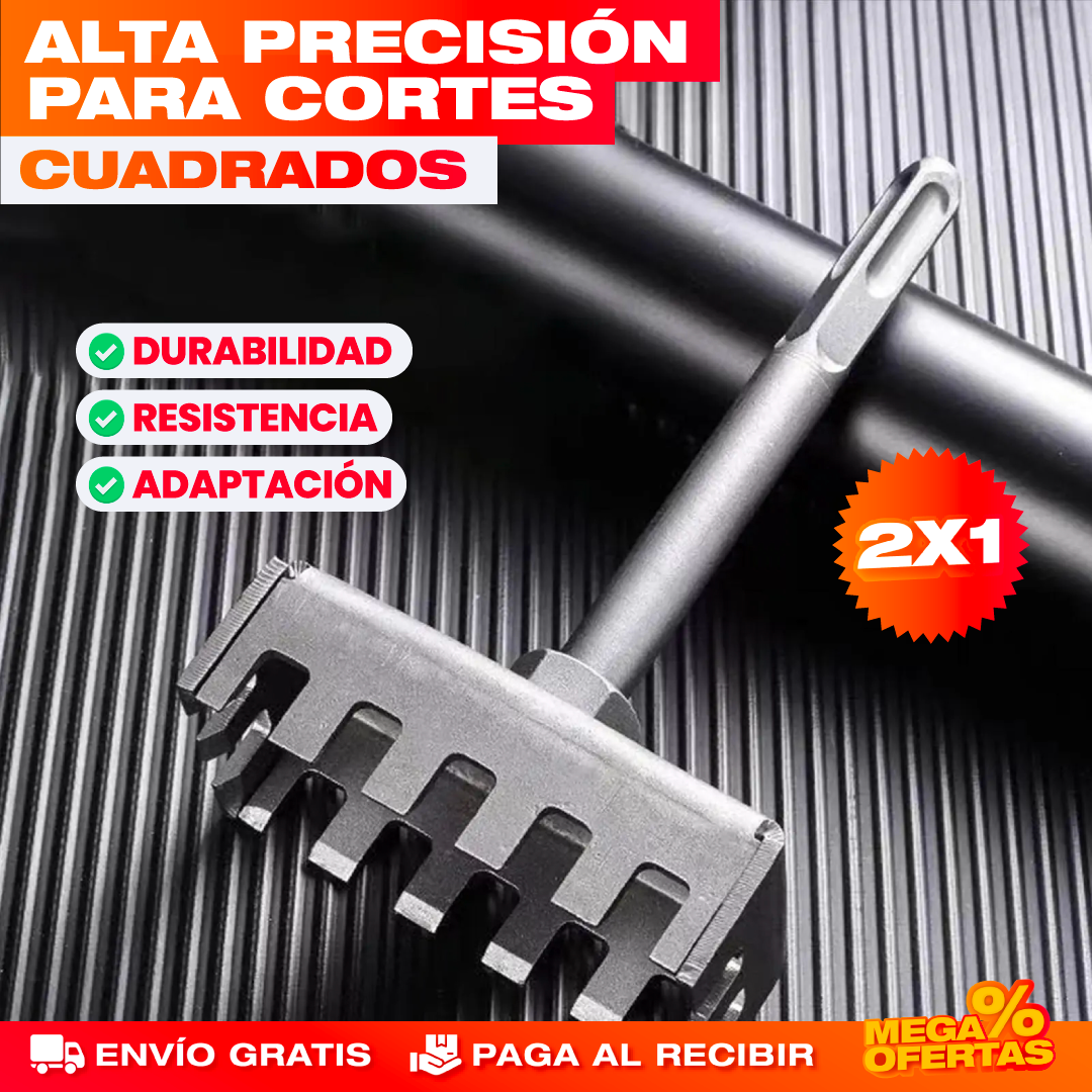 PROMO 2X1 BROCA HARD HOLE PARA CORTES CUADRADOS