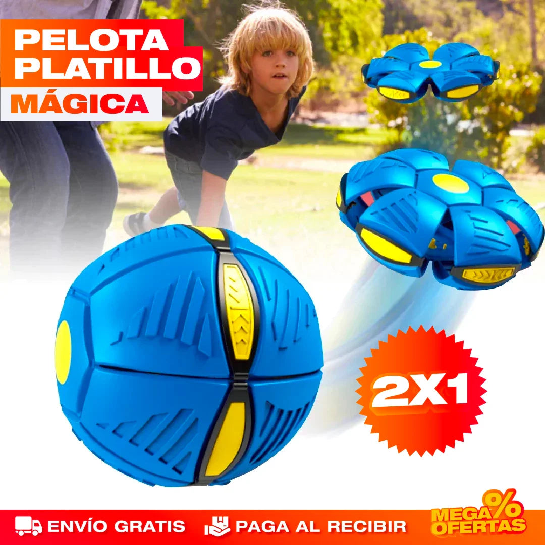 PROMO 2X1 PELOTA PLATILLO VOLADOR MÁGICO