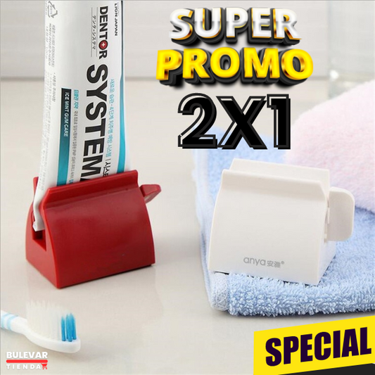PROMO 2X1 EXPRIMIDOR CREMA DENTAL
