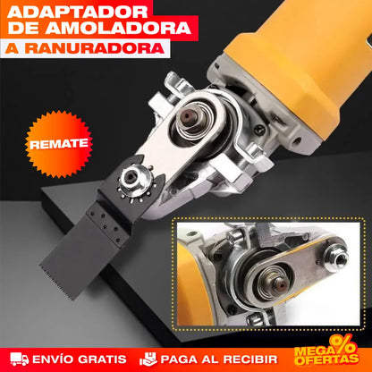 ADAPTADOR DE AMOLADORA A RANURADORA