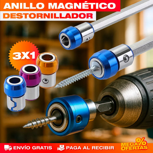 PROMO 3X1 ANILLO MAGNÉTICO DESTORNILLADOR
