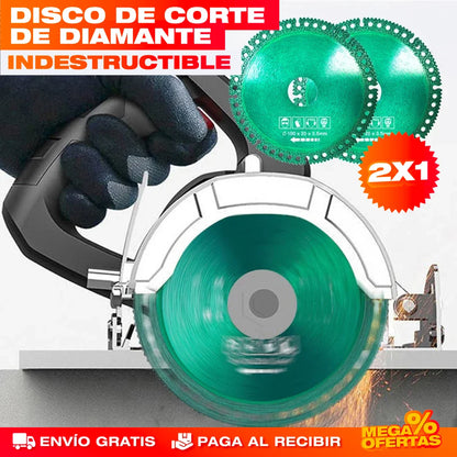 PROMO 2X1 DISCO DE CORTE DE DIAMANTE INDESTRUCTIBLE