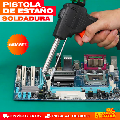 PISTOLA DE SOLDADURA DE ESTAÑO ELÉCTRICA