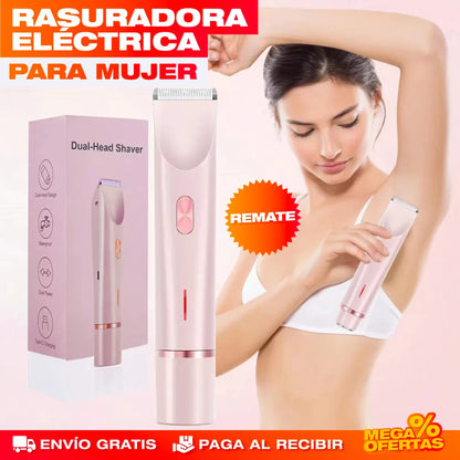 RASURADORA ELÉCTRICA 2 EN 1 PARA MUJER