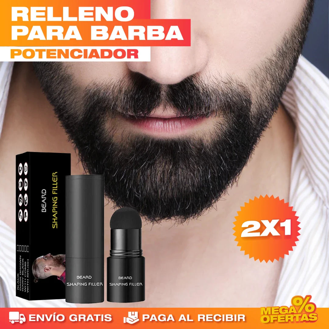 2X1 RELLENO PARA BARBA POTENCIADOR Y REPARADOR