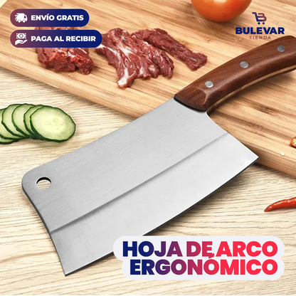 CUCHILLO HACHUELA AFILADO PARA CARNES