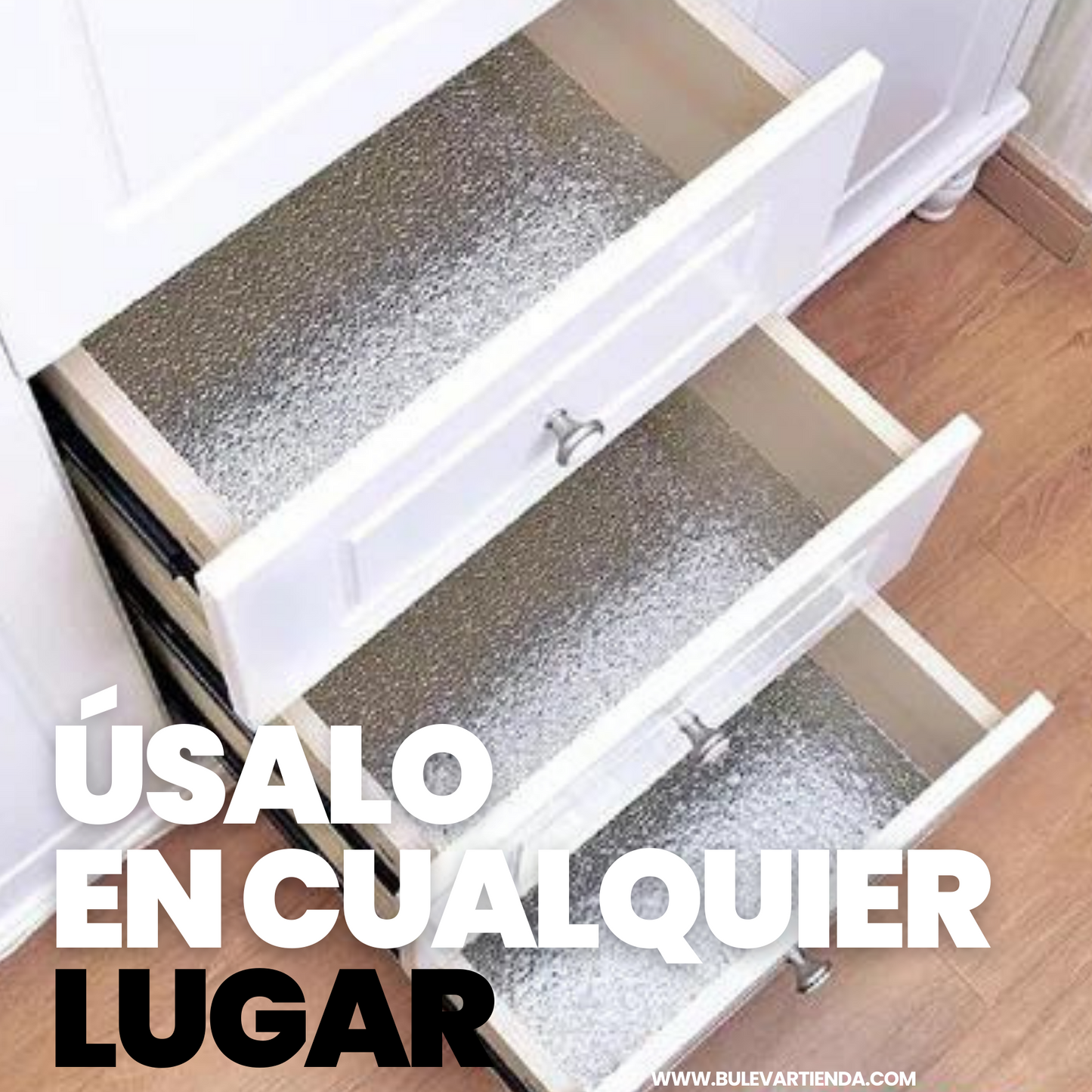 PAPEL ALUMINIO ADHESIVO DE COCINAR