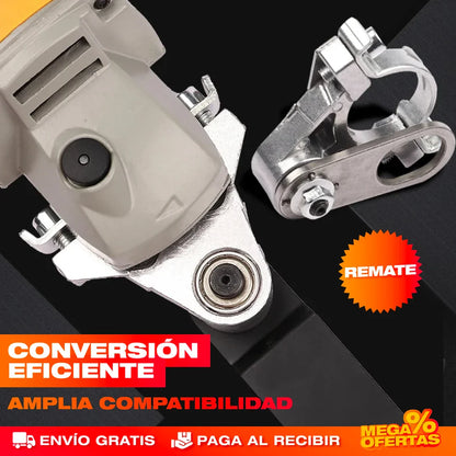 ADAPTADOR DE AMOLADORA A RANURADORA