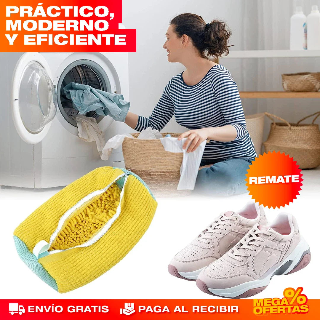 2x1 BOLSAS PARA LAVAR ZAPATOS EN LAVADORA