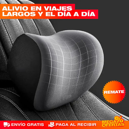 KIT COJÍN CUELLO Y SOPORTE LUMBAR VISCOELÁSTICO