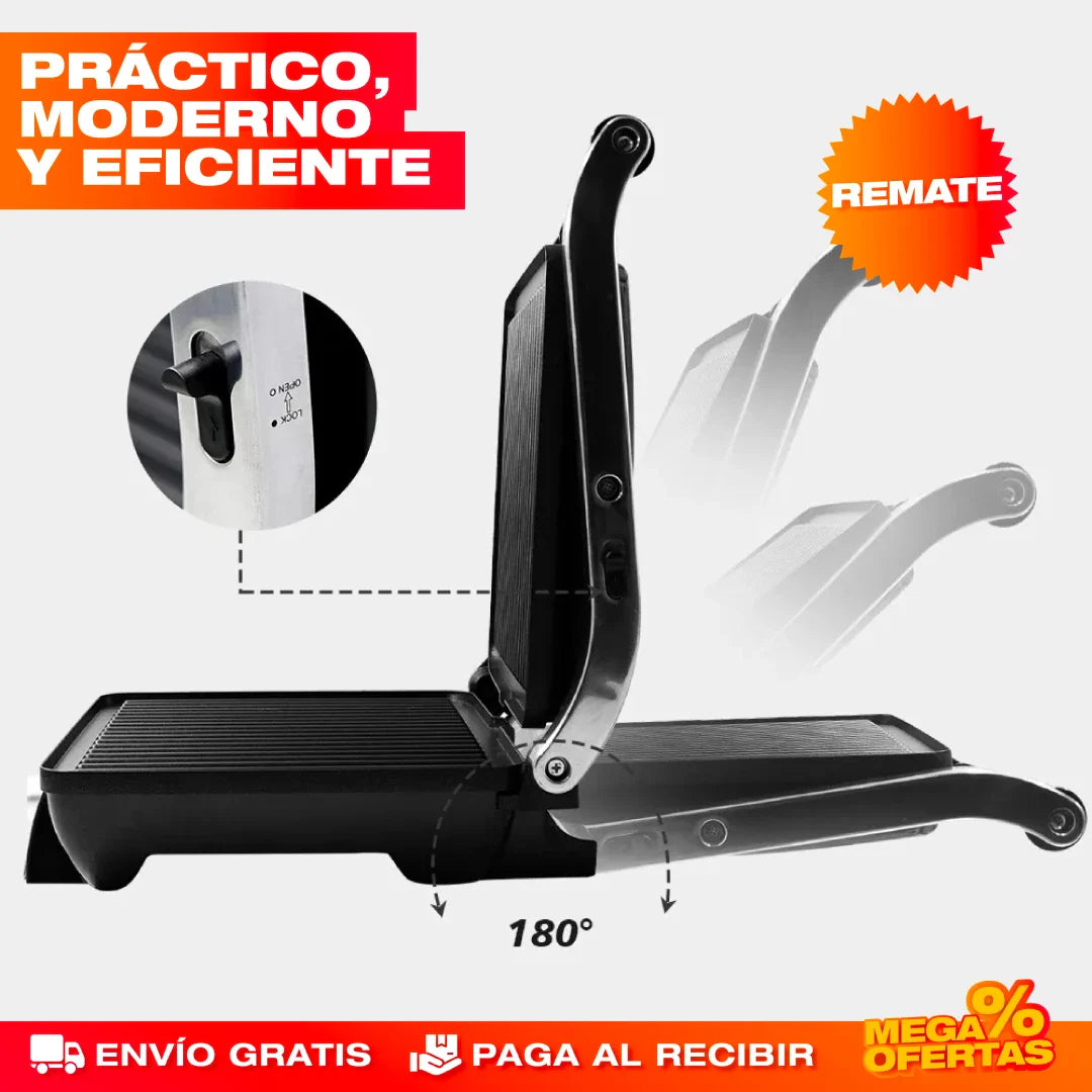 PARRILLA SANDUCHERA ELÉCTRICA SOKANY