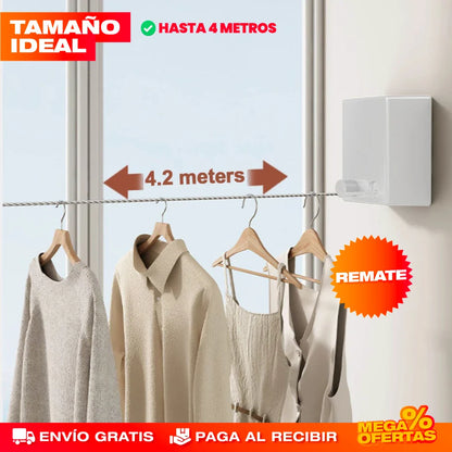 FlexiTend Pro® - TENDEDERO RETRÁCTIL DE 4 METROS