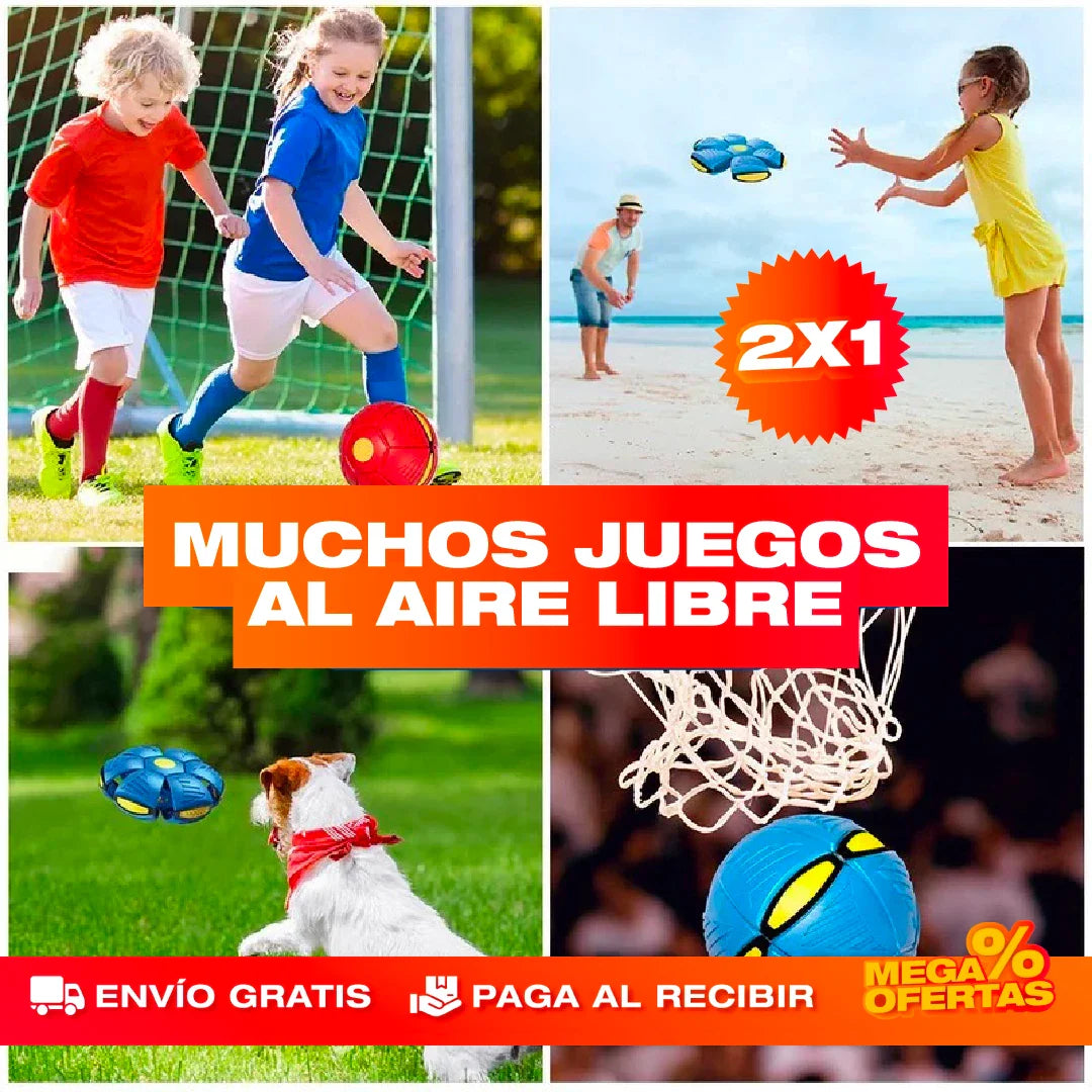 PROMO 2X1 PELOTA PLATILLO VOLADOR MÁGICO