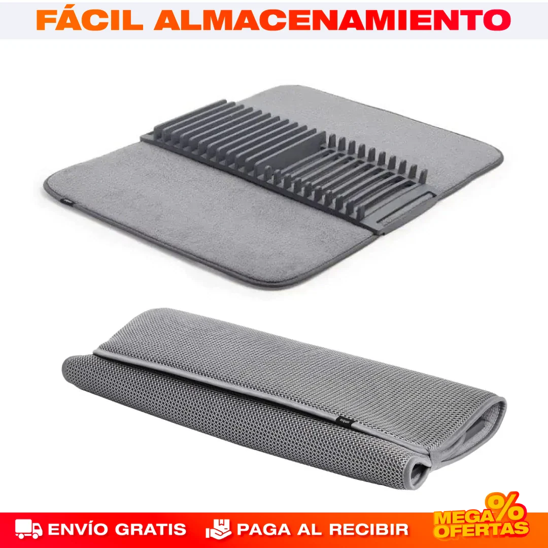 PROMO 2X1 ALFOMBRILLA ESCURRIDORA DE PLATOS SUPER ABSORBENTE