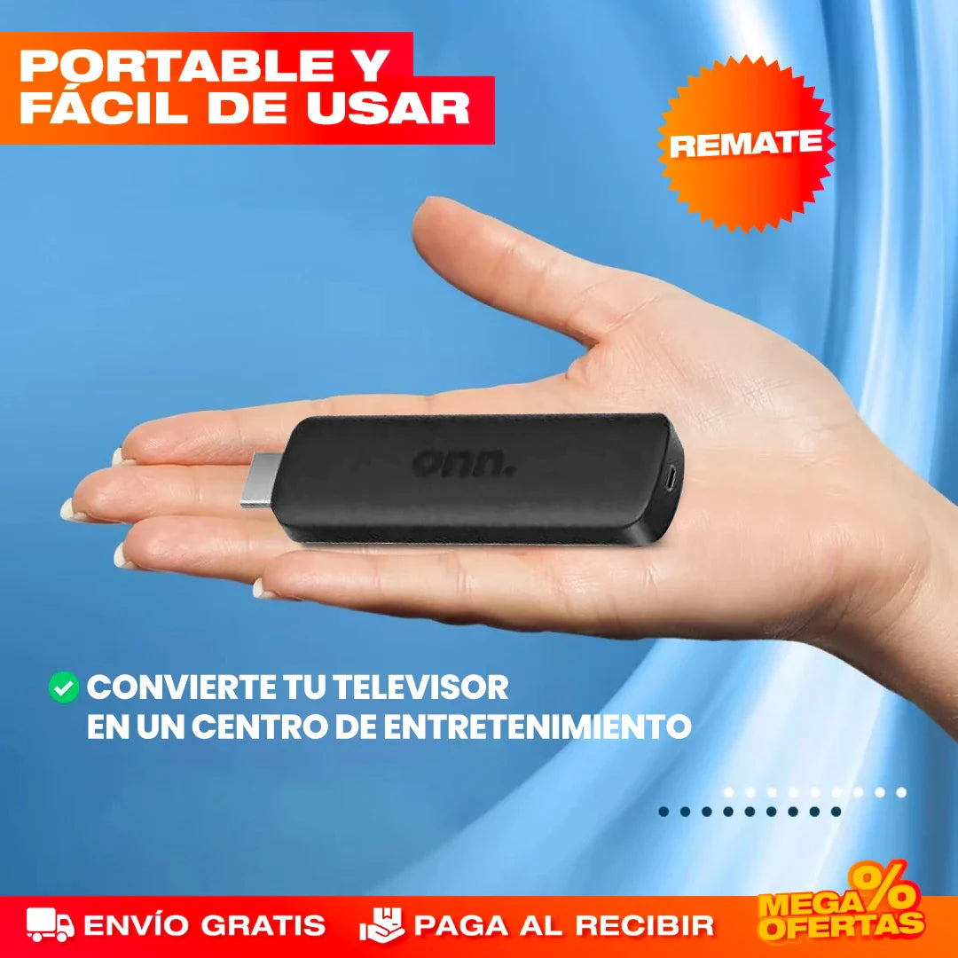 CONVERTIDOR SMART TV DE GOOGLE CON CONTROL REMOTO (Incluye Magis TV)