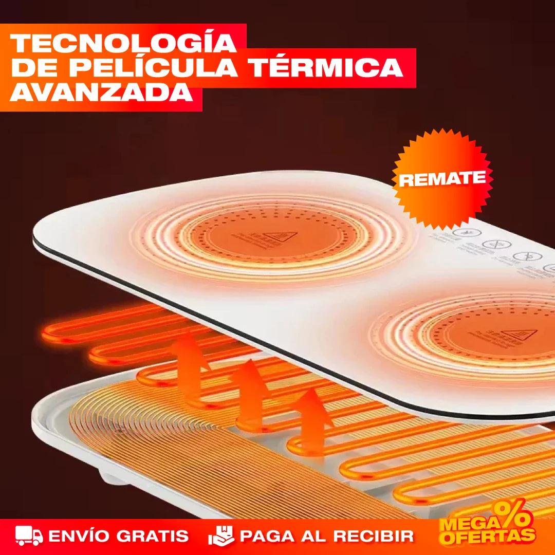 BANDEJA CALEFACTORA PARA SERVIR  ELÉCTRICA