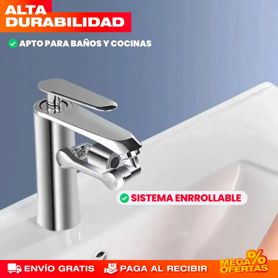 GRIFO UNIVERSAL CON EXTENSIÓN GIRATORIO