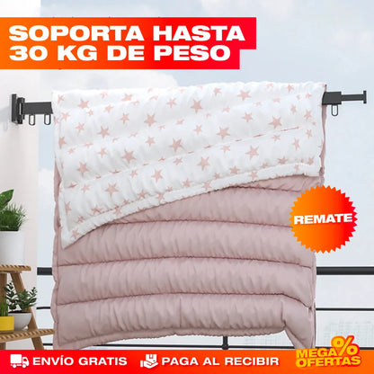 GANCHO TENDEDERO RETRÁCTIL DE ALUMINIO (Alta Calidad)