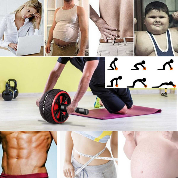 RUEDA ABDOMINAL + OBSEQUIO TAPETE