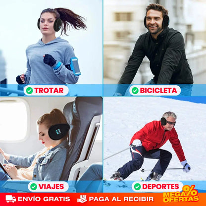 DIADEMA AUDÍFONOS BLUETOOTH PARA EL FRÍO