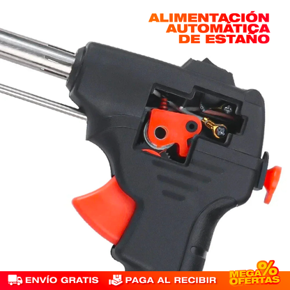 PISTOLA DE SOLDADURA DE ESTAÑO ELÉCTRICA