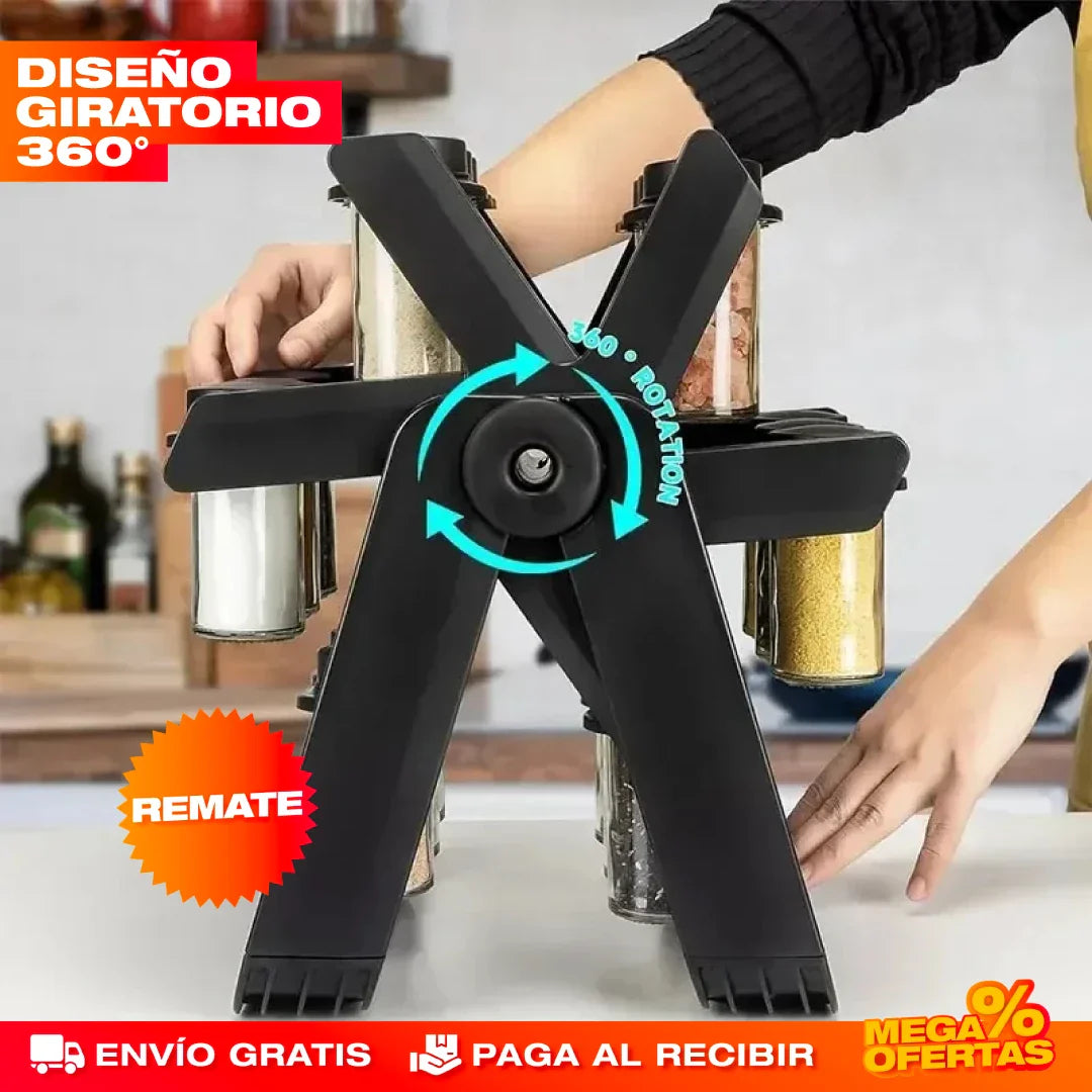 ESTANTE GIRATORIO 360° PARA ESPECIAS