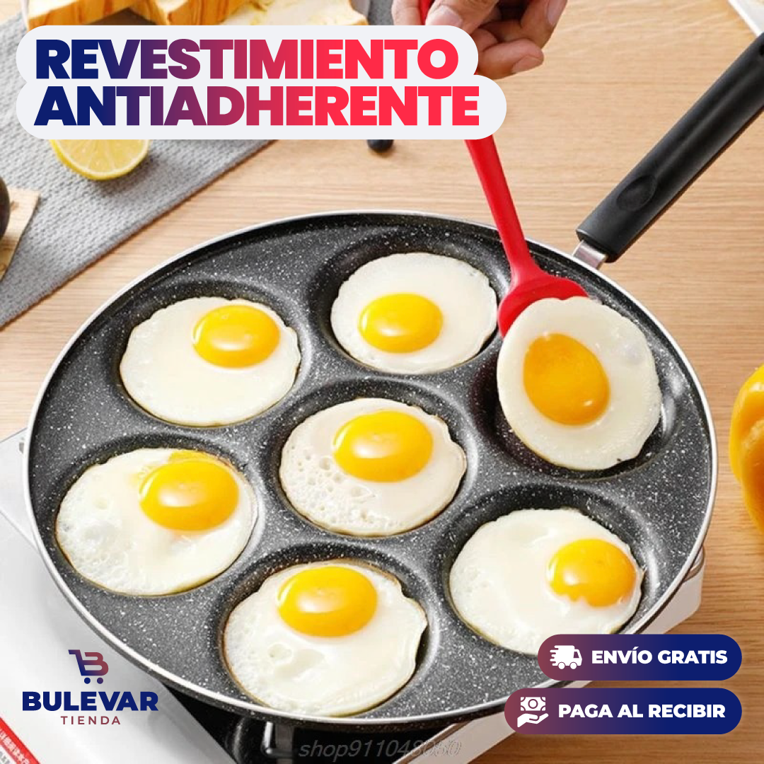 SARTÉN ANTIADHERENTE 7 MOLDES EN 1