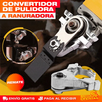 ADAPTADOR DE AMOLADORA A RANURADORA