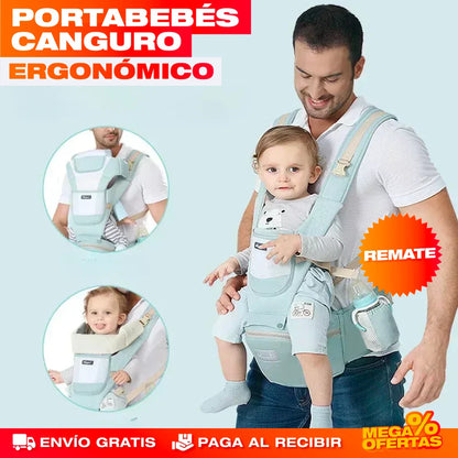 PORTABEBÉS CARGADOR CANGURO ERGONÓMICO