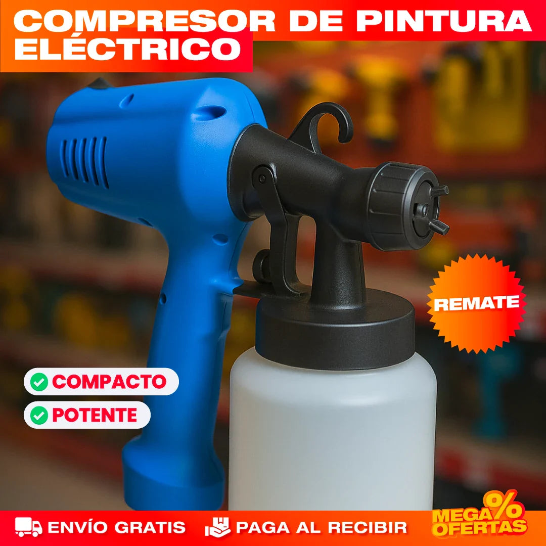 COMPRESOR DE PINTURA ELÉCTRICO MULTIFUNCIONAL