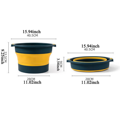 CUBETA MASAJEADOR DE PIES PLEGABLE