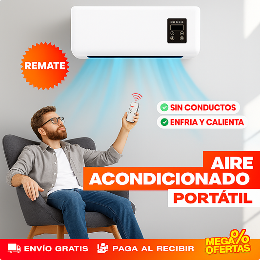 AIRE ACONDICIONADO PORTÁTIL SIN CONDUCTOS
