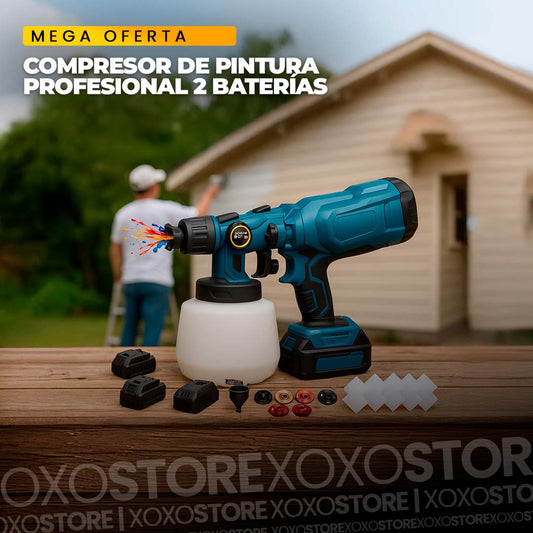 Compresor de pintura 2 baterias