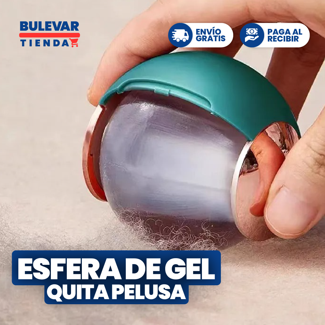 ESFERA DE GEL QUITA PELUSA REUTILIZABLE
