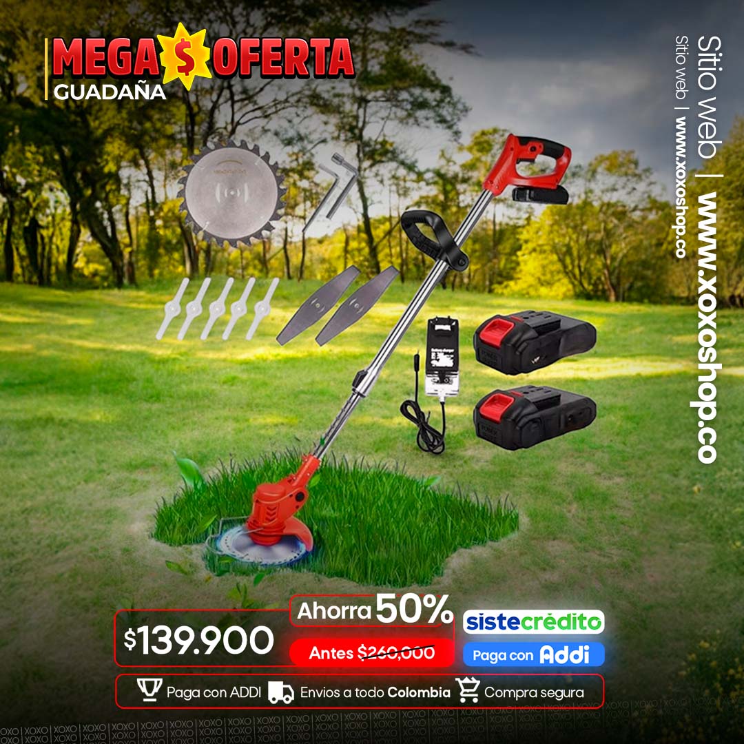 Cortadora de cesped podadora