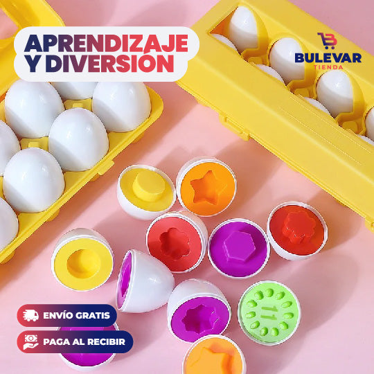 JUGUETE MONTESSORI EN FORMA DE HUEVO