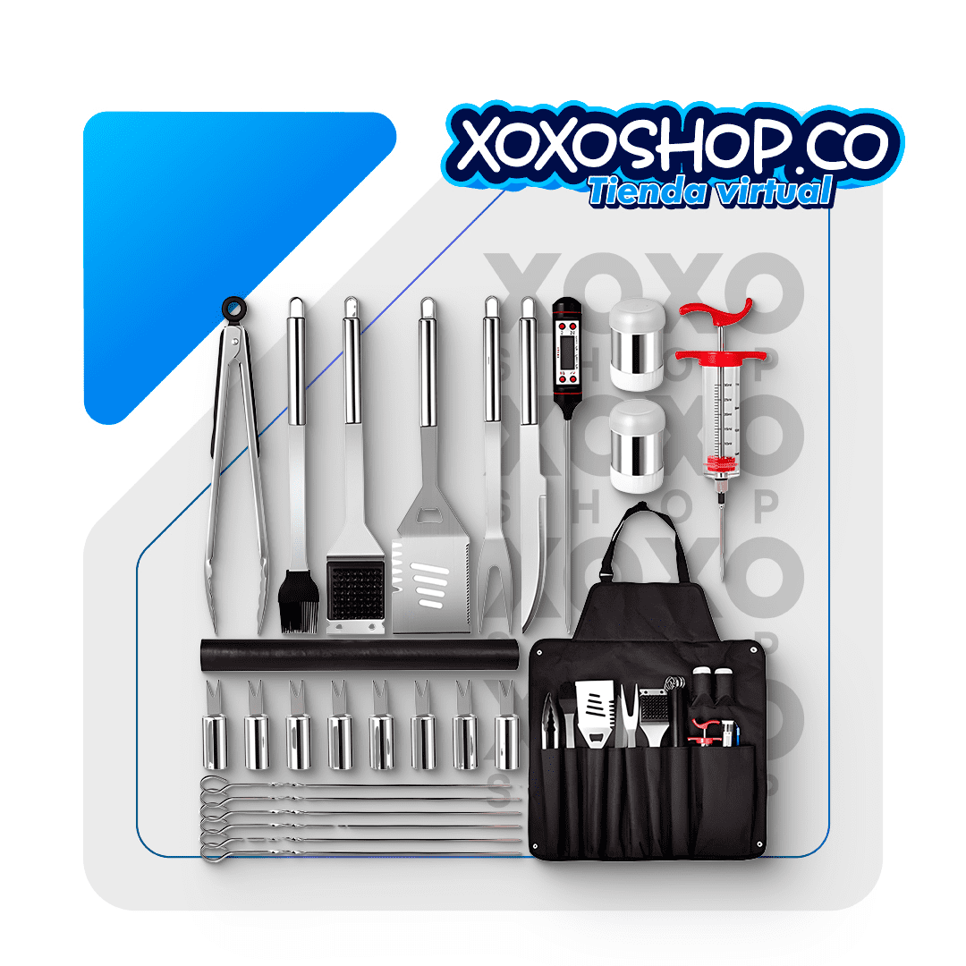 Kit de bbq de  27 piezas