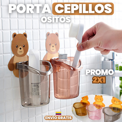 PROMO 2X1 SET PORTACEPILLOS OSITO 🧸
