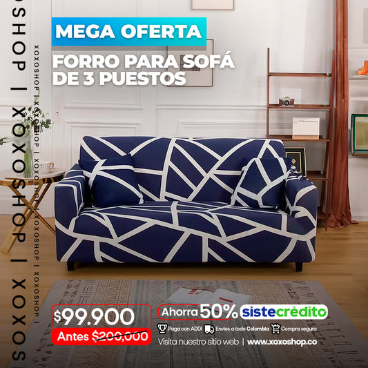 Forro para sofá de 3 puestos