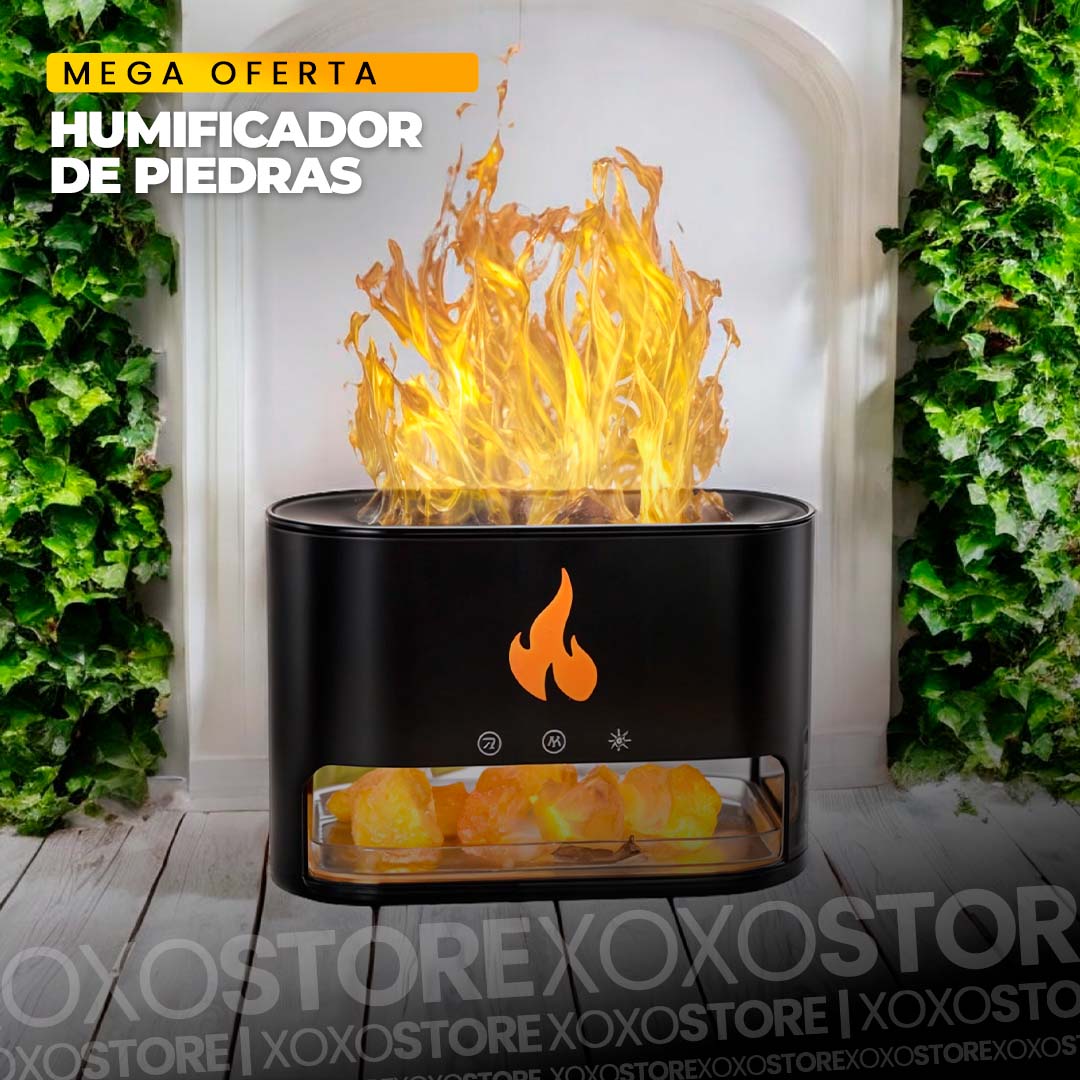HUMIDIFICADOR DE PIEDRAS CHIMENEA