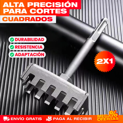 PROMO 2X1 BROCA HARD HOLE PARA CORTES CUADRADOS
