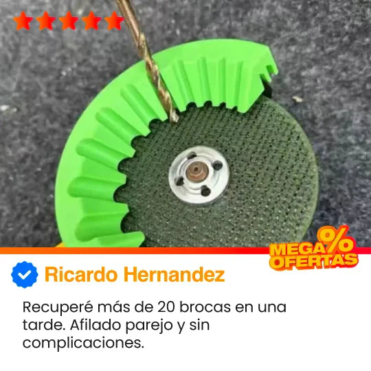 AFILADOR DE BROCAS PORTÁTIL